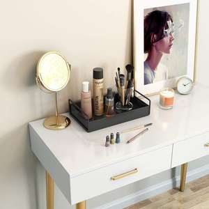 Bandeja de metal para decoración y servicio de centro de mesa, perfecta para mesa de comedor, cocina y espacio de café - Product Image 1