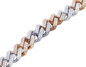 Nuevo Hip Hop 10K oro con laboratorio cultivado Diamante tachonado helado collar de cadena de eslabones cubanos joyería de lujo para hombres Streetwear - Product Image 3