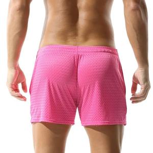 Hommes décontracté Sport Gym Fitness course Shorts maille respirant été entraînement entraînement Jogging Shorts mâle maison pantalon ample - Product Image 3