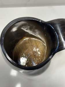 Chopes à boire en corne de style classique de qualité supérieure, légères, écologiques, durables, avec logo personnalisé, taille disponible - Product Image 3