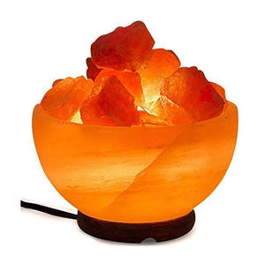 Lámpara de Sal del Himalaya Rosa al por Mayor, Lámpara de Noche con Interruptor de Intensidad, Lámpara de Sal del Himalaya de la Mejor Calidad - Product Image 2