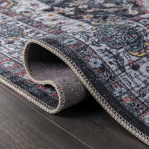 Netline Home Terrace Patina Deep Blue Vintage Washable <b>Rug</b> - Product Image 5