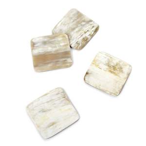 Full Customized Ox Horn Natural Polished Drink Coasters Natural Design Buffalo Horn Unique Coasters for <b>Table</b> <b>Protection</b> - Product Image 5