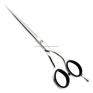 Ciseaux de barbier professionnels en acier inoxydable avec manche en céramique, lame de rasoir, ciseaux de coiffure OEM ODM par INSTRONIX SURGICAL - Product Image 2