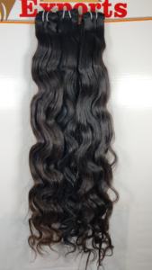 100% brut non transformé vierge couleur naturelle soyeuse Bodywave cuticule aligné Remy Extensions de cheveux Indian Temple Source vague naturelle - Product Image 5