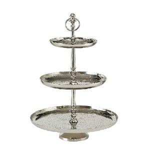 Support à gâteau en aluminium Royal pour la décoration intérieure Design de haute finition pour la décoration de table de mariage et de fête Outils pour gâteaux - Product Image 2