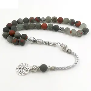 Perles de prière rondes en bois, 33 et 100 pièces, design tendance, musulman, islamique, bois, tasbeeh, chapelet, perles de prière naturelles, tasbih - Product Image 1