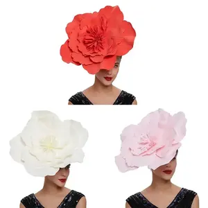 Diadema Elegante con Lazo de Flores Grandes, Accesorio para el Cabello con Estilo - Product Image 1