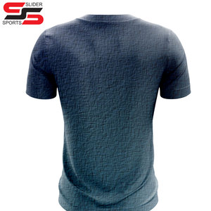 Vente en gros de t-shirts Rash Guard fabricant MMA Rash Guard design sublimé t-shirts à manches courtes et à compression pour hommes - Product Image 2