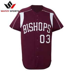 Ensemble d'uniformes de Baseball en tissu de maille bleue pour hommes, chemise de Venezuela, patchs de broderie, maillot de Softball pour femmes - Product Image 5