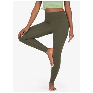 Pantalon de yoga taille haute pliable pour femme, respirant et doux pour la peau, en Spandex/Nylon imprimé, collection 2026 - Product Image 1