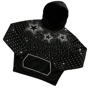เสื้อฮู้ดดี้ผ้าฟลีซคอตตอน 100% คุณภาพสูง แบบยูนิเซ็กซ์ ตกแต่งด้วยคริสตัล ตัดเย็บพิเศษ สำหรับฤดูใบไม้ร่วง ไซส์พลัส สำหรับผู้ชาย แบบเรียบ หนานุ่ม - Product Image 6