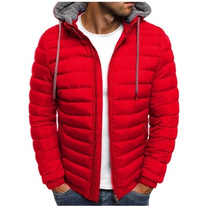 Men's <b>Camouflage</b> Bubble Puffer Coat Jacket Warm Winter Fashion Standard Hooded Casual Outdoor Wear with Front Custom Logo Option - Product Image 1