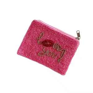 Dernière conception de pochette à main perle de rocaille brodé à la main Mini sac avec couleur personnalisée par MD HANDICRAFTS - Product Image 3