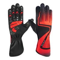 Guantes de Karting con Agarre Superior, Transpirables, Cómodos, Protección Contra Impactos, Resistentes al Fuego, Impermeables, Control Preciso, Dedos Completos