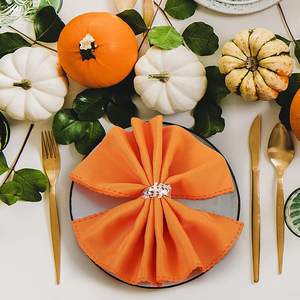 Juego de tres servilletas de acero inoxidable hechas a mano, con esmalte Floral, de fábrica, de alta calidad - Product Image 5