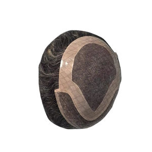 Peluca de Cabello Humano Taz Hair BD, Ondulado, Prótesis Capilar, 100% Cabello Remy Chino, con Frente de Encaje y Base Mono - Product Image 2