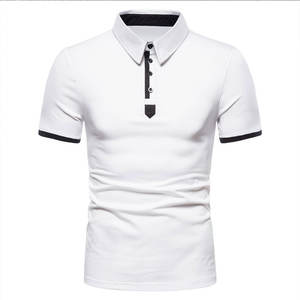 Custom <b>Men's</b> <b>Summer</b> Plus Size Solid Silk <b>T</b>-<b>Shirt</b> Breathable Business Fashion Short-Sleeved Casual for Polo Clothing - Product Image 6