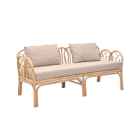 Canapés et chaises de jardin en rotin traditionnels faits à la main pour l'extérieur, pour salon, parc, hôtel et zones de restauration - OEM/ODM du Vietnam