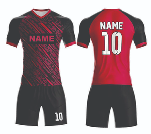 100% uniformes de fútbol transpirables de nailon OEM entrenamiento de fútbol al por mayor uniformes de fútbol en blanco diseño personalizado tamaño personalizado - Product Image 2
