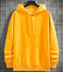 Sweat à capuche en polaire de qualité pour homme, décontracté, hiver, respirant, couleur unie, streetwear, vente, logo personnalisé, vente en gros d'usine, XS XL - Product Image 2