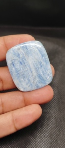 Cabujón de Cristal de Cianita Azul Suelta de la Mejor Calidad, Piedra Preciosa Natural para la Fabricación de Joyas, Colgantes y Collares, Tamaños Variados - Product Image 3