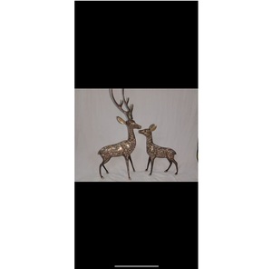 Artisanat en métal Art animaux Statues ornement avec finition de haute qualité Antique laiton métal Animal statue Sculpture fournisseur e - Product Image 3