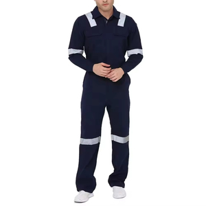 Combinaison de sécurité personnalisable en coton respirant de haute qualité, nouvelle arrivée, vêtements de travail industriels, prix bas, durable pour hommes, OEM - Product Image 1