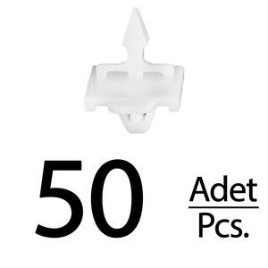 Clip de fixation du panneau inférieur du garde-boue avant pour Mercedes Classe E W124 W123 W201 - 50 pièces - Product Image 1