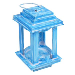 Linterna de vela de metal de hierro vintage con diseño decorativo Linterna colgante para eventos y funciones navideñas - Product Image 2