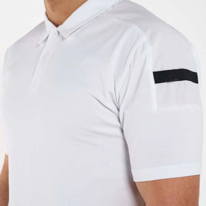 Polo personalizado informal para hombre, 100% algodón, alta calidad, transpirable, manga corta, tela sólida, logotipo bordado, talla grande - Product Image 2