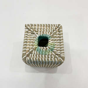 Porte-serviettes et porte-mouchoirs classique en herbe de mer blanche du Vietnam pour les hôtels, accessoires de cuisine et de salle de bain - Product Image 5