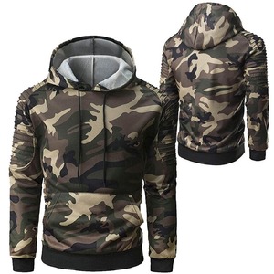 Wholesale Custom Logo Cotton <b>Hoodie</b> <b>Men</b> <b>Black</b> Fashion Long Sleeve Blank Pullover OEM Customized Quantity Print Camouflage - Product Image 1
