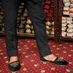 Top Performance Quality Made <b>Men</b> <b>Khussa</b> Black Color Light Weigt <b>Men</b> <b>Khussa</b> Anti Slip <b>Men</b> <b>Khussa</b> - Product Image 5