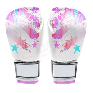 Gants de boxe en cuir PU respirant à motifs floraux, fabriqués sur mesure, faible MOQ, pour la protection des mains, à vendre - Product Image 4