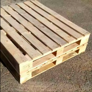 Best Selling Industrial Wooden Pallet Single Faced 4-Way Entry 1200mm <b>Fumigation</b> Free For Logistics Equipment - Product Image 4