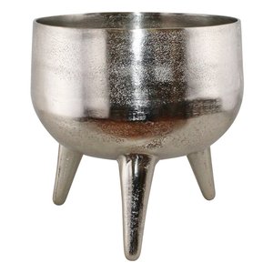 AK Laiton Haute Qualité Moderne Deux Tons Finition Noir Argent Nickel Petite Jardinière De Table Pour La Décoration Intérieure - Product Image 2