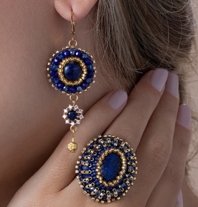 Pendientes de Corazón con Cuentas, Pendientes Personalizados con Múltiples Cuentas, Joyería Festiva para Mujer al Mejor Precio - Product Image 6