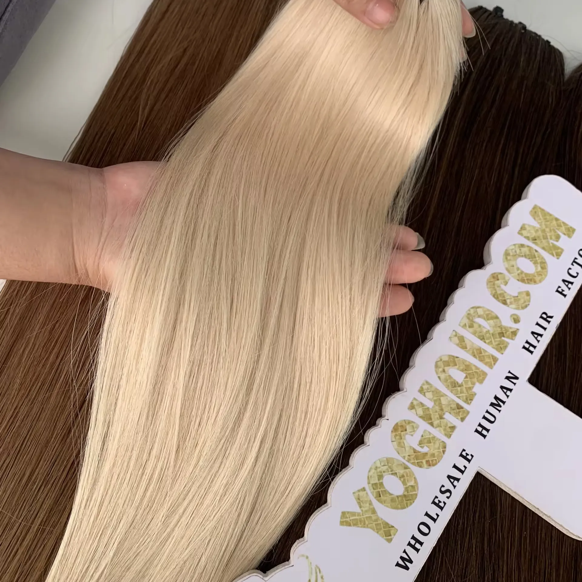 بيع شعر طويل وناعم عالي الجودة OEM خدمة شعر طويل مستقيم جميع الأنواع 8 "-40" شعر ريمي مخصص هدية مجانية