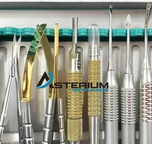 Kit de Instrumentos Dentales de Acero Inoxidable para Restauración, Juego de Herramientas Manuales para Rellenos de Composite con Casete de Esterilización Autoclavable - Product Image 3