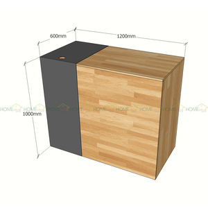 Mostrador de Caja Simple de Acero BLT68005 de 120x60x100 (cm) para Punto de Venta en Tiendas Minoristas - Product Image 4