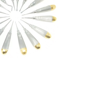 Set <b>of</b> 16pcs Assorted Dental Root Elevators Orthodontic Tooth <b>Surgical</b> Gold Stainless Steel <b>Basis</b> <b>Surgical</b> <b>Instruments</b> - Product Image 4