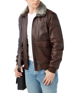 เสื้อแจ็คเก็ตหนังแท้ผู้ชาย งานแฮนด์เมด ลายจระเข้ คอตั้ง ย้อมสีเรียบ ผลิตภัณฑ์สำเร็จรูป พร้อมราคา - Product Image 6