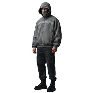 Sudadera con Capucha Ninja Extra Grande Personalizada de Moda, Tejido de Alta Calidad con Aspecto Deslavado, Totalmente Personalizable, Ropa Urbana o Informal - Product Image 6