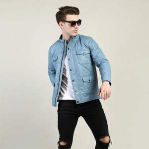 แจ็กเก็ตหนังแกะสีน้ำตาลทันสมัยของผู้ชาย | ดีไซน์เข้ารูปเนื้อนุ่มพร้อมคุณสมบัติแจ็คเก็ตบอมเบอร์วินเทจ - Product Image 1