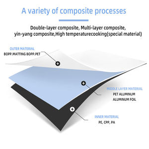 Glossy Flat Pouch with <b>Clear</b> Window for Dried Seafood Packaging Designed for Retail Sales and Export Distribution Vietnam - Product Image 5