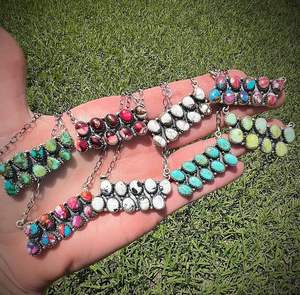 สร้อยคอเงินสเตอร์ลิงขนาดใหญ่ทำด้วยมือเครื่องประดับเงินช่างฝีมือสำหรับผู้หญิงสร้อยคอเส้นใหญ่ไม่ซ้ำใคร - Product Image 3