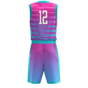 Sport hommes 2025 mode basket-ball uniforme respirant Sublimation basket-ball vêtements uniforme équipe porter fabriqué au Pakistan - Product Image 2