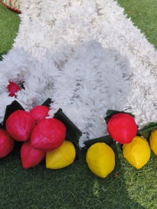 ดอกมะลิประดิษฐ์4ฟุตพร้อมดอกบัวพวงมาลัยสำหรับตกแต่งฉากหลังสายสำหรับฉากหลังแต่งงานแบบอินเดียใต้ - Product Image 3