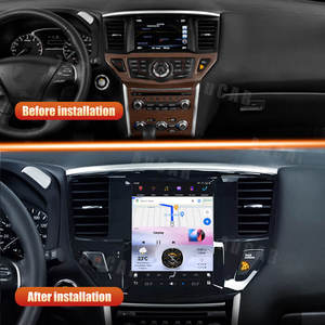 AuCar 10.4 "Android 13 Tesla tarzı ekran araba Stereo Video <span class=keywords><strong>DVD</strong></span> OYNATICI <span class=keywords><strong>Nissan</strong></span> <span class=keywords><strong>Pathfinder</strong></span> 2011-2020 için GPS navigasyon araba radyo - Product Image 2